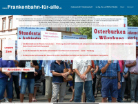 frankenbahn-fuer-alle.de Webseite Vorschau