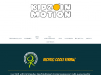 kidz-in-motion.de Webseite Vorschau