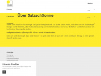 salzachsonne.at Webseite Vorschau