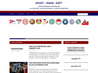 sport-rhein-erft.de Webseite Vorschau