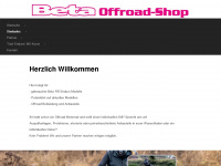 beta-offroad-shop.de Webseite Vorschau