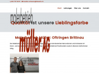 malerbetrieb-mueller.ch Webseite Vorschau