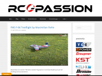 rc-passion.de Webseite Vorschau