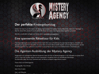 mysteryagents.de Webseite Vorschau