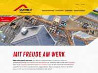 rohner-bedachungen-grabs.ch Webseite Vorschau