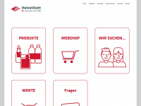 helvetikett.ch Webseite Vorschau