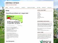 obstbauvetsch.ch Webseite Vorschau