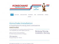 konschake-installation.de Webseite Vorschau