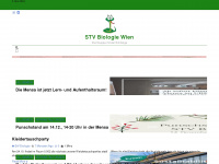 stv-biologie.oeh.univie.ac.at Webseite Vorschau