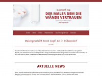 zapfl-ag.ch Webseite Vorschau