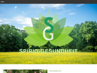 spirig-gesundheit.ch Webseite Vorschau
