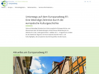 europaradweg-r1.de Webseite Vorschau