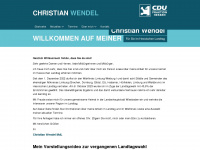 christian-wendel.de Webseite Vorschau