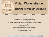 hundeschule-wolfensberger.ch Webseite Vorschau