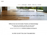 schneider-parkett.de Webseite Vorschau
