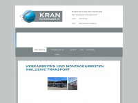 kran-schwinger.at Webseite Vorschau