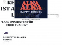 alkadrinks.com Webseite Vorschau
