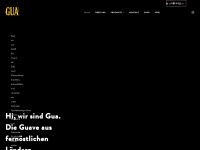gua-drinks.com Webseite Vorschau