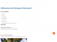metzgerei-oberwacht.ch Webseite Vorschau