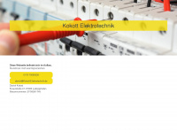 kokott-elektrotechnik.de Webseite Vorschau