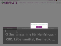 hanfplatz.de Webseite Vorschau
