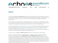 soundforum.info Webseite Vorschau