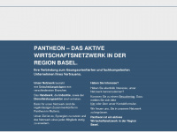 netzwerkpantheon.ch Webseite Vorschau