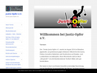 justizopfer-info.de Webseite Vorschau