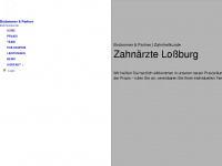 zahnaerzte-lossburg.de Webseite Vorschau