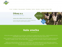 dibaq.cz Webseite Vorschau