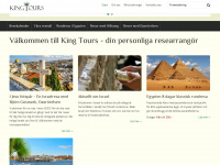 kingtours.se Webseite Vorschau