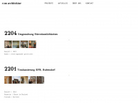 r2marchitektur.ch Webseite Vorschau