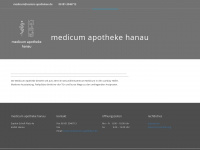 medicum-apotheke-hanau.de Webseite Vorschau
