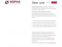 sopha-software.de Webseite Vorschau