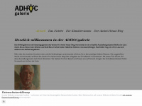 adhocgalerie.ch Webseite Vorschau
