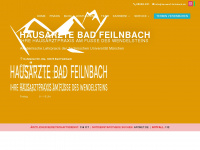hausarzt-feilnbach.de Webseite Vorschau