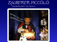 zauberer-piccolo.de Webseite Vorschau