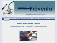 praeventa.org Webseite Vorschau