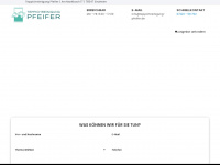 teppichreinigung-pfeifer.de Webseite Vorschau