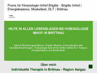 kinesiologie-imhof.ch Webseite Vorschau