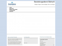 baertschi-bestattungen.ch Webseite Vorschau