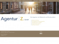 agentur-z.ch Webseite Vorschau