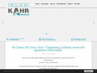 glas-kahr.at Webseite Vorschau