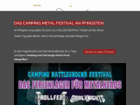 camping-battleground-festival.de Webseite Vorschau