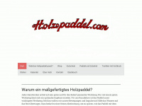 holzpaddel.com Webseite Vorschau