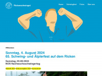rickenschwinget.ch Webseite Vorschau