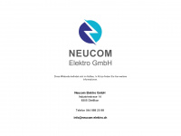 neucom-elektro.ch Webseite Vorschau