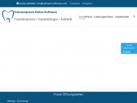 zahnarzt-hoffmann.com Webseite Vorschau