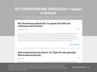 kfz-versicherung-vergleichen-1.blogspot.com Webseite Vorschau