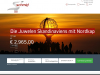 schmid-reisen.at Webseite Vorschau